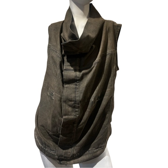 DRKSHDW by RICK OWENS Exploder wrap vest - Picture 9 of 16